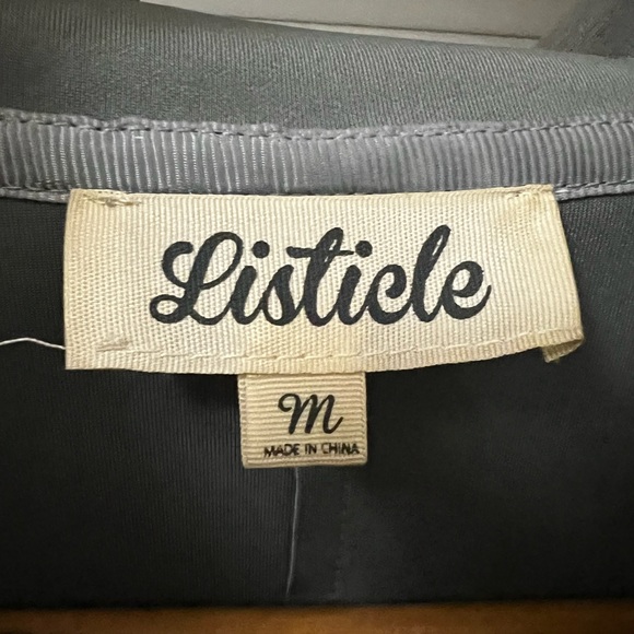 Listicle Faux Suede Open Cardigan  with Waist Ties - Picture 5 of 7